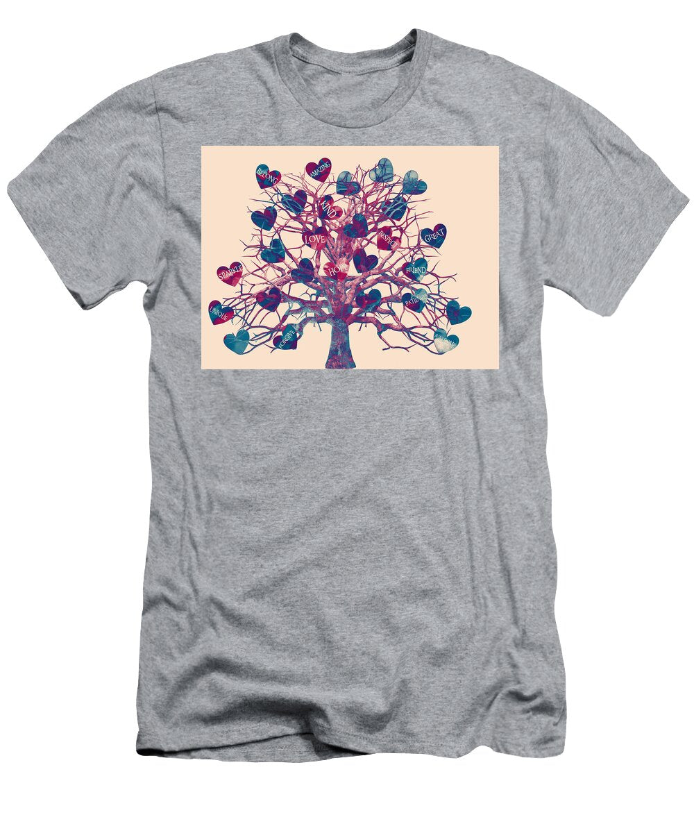 Motivational Tree of Hope with Soft Pink Background Michelle Liebenberg T-Shirt