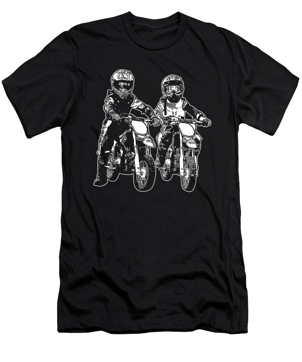 Motocross Kids Boy Girl Son Daughter Motorcycle Gift Thomas Larch T-Shirt