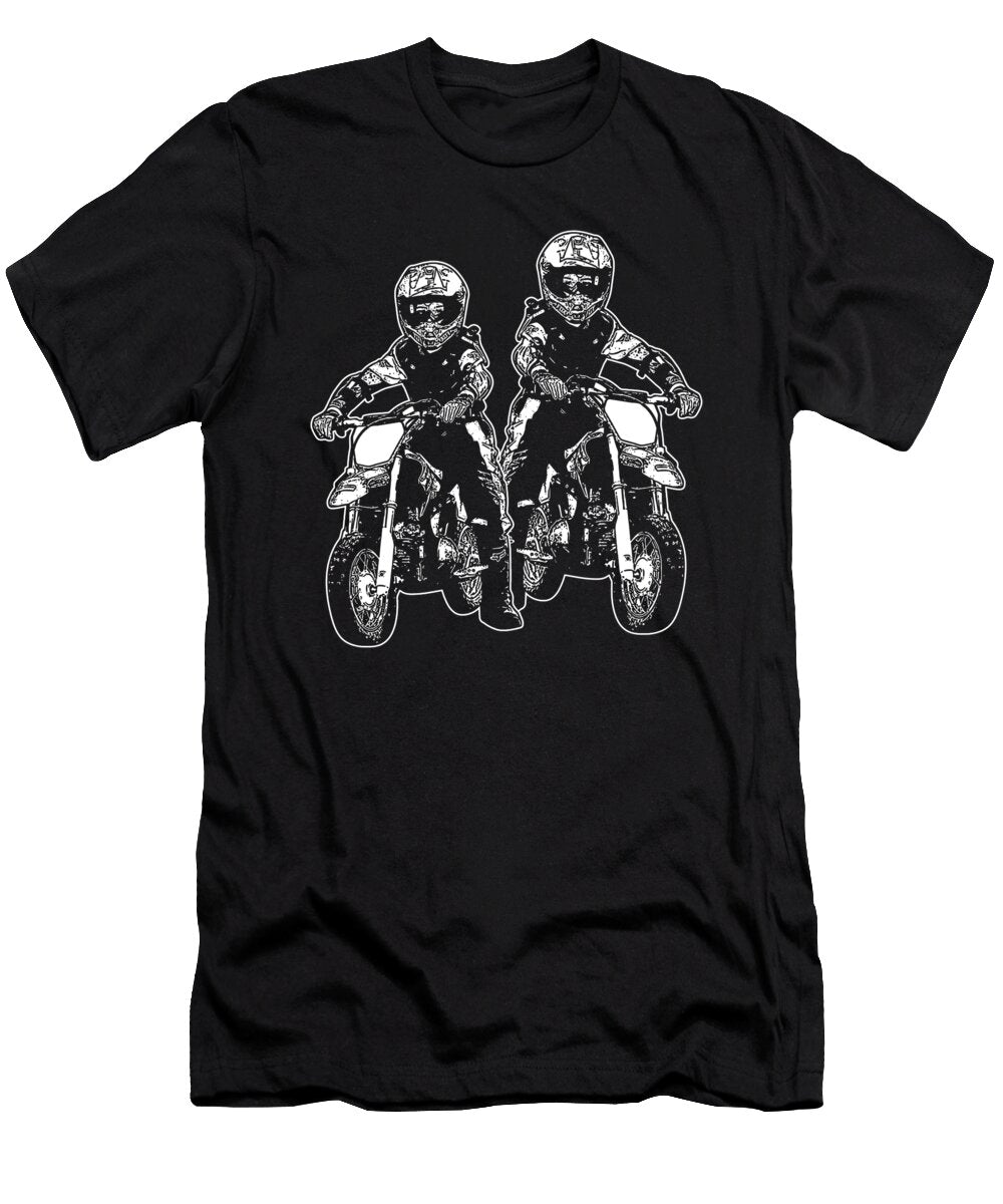 Motocross Kids Girl Boy Son Daughter Motorcycle Gift Thomas Larch T-Shirt