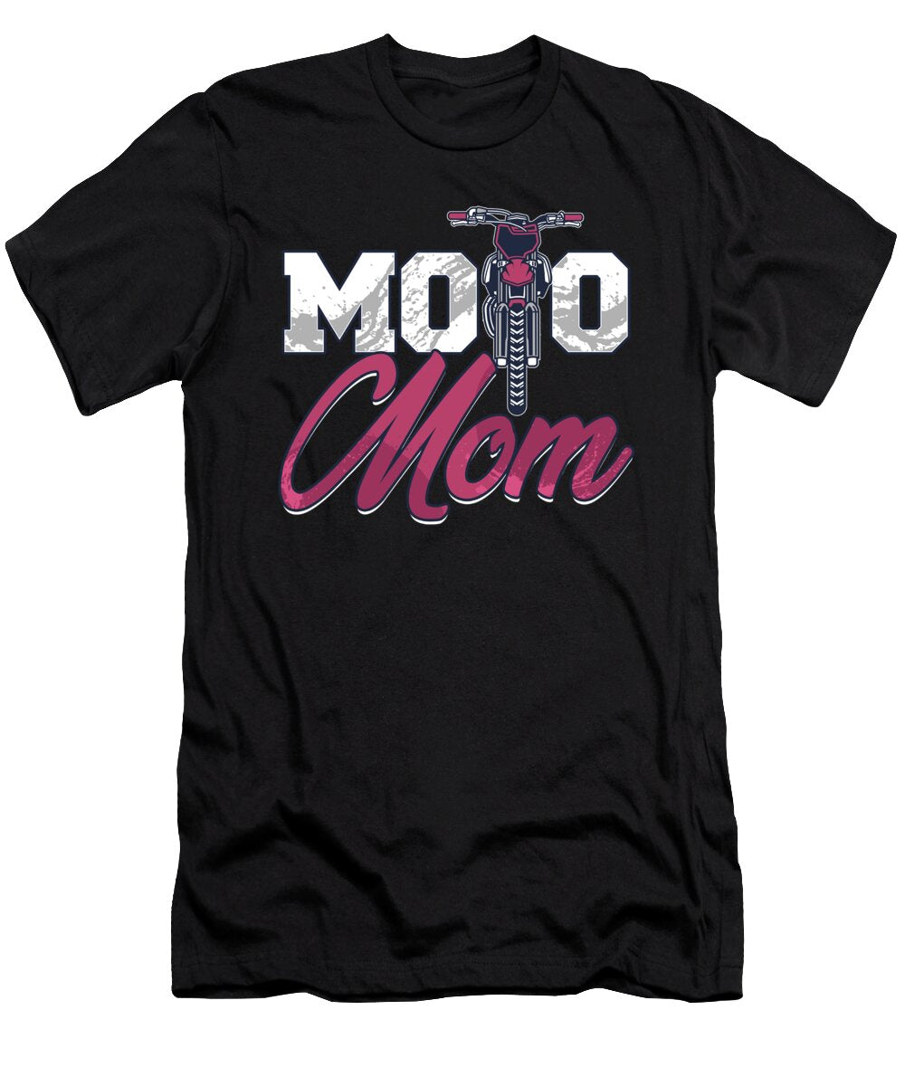 Motocross Moto Mom Mother Motorcycle Biker Gift Thomas Larch T-Shirt