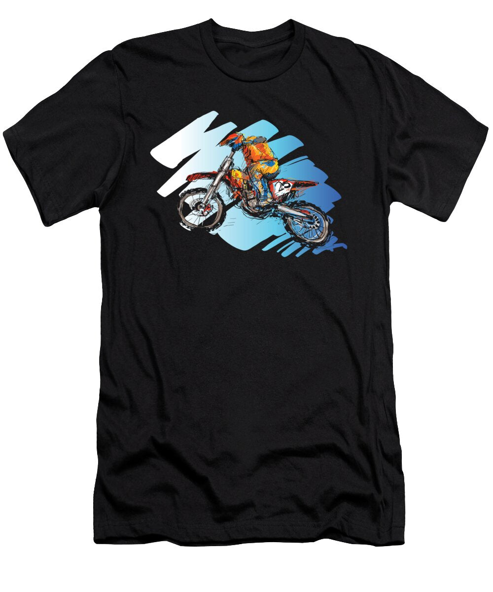Motocross Motorcycle Biker Dirt Bike Offroad Gift Thomas Larch T-Shirt