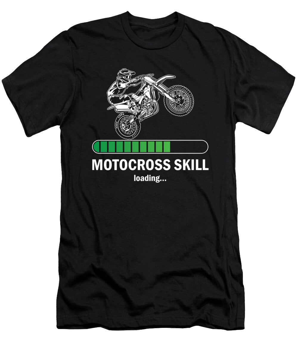 Motocross Skill Motorcycle Moto Biker Dirt Bike Gift Thomas Larch T-Shirt