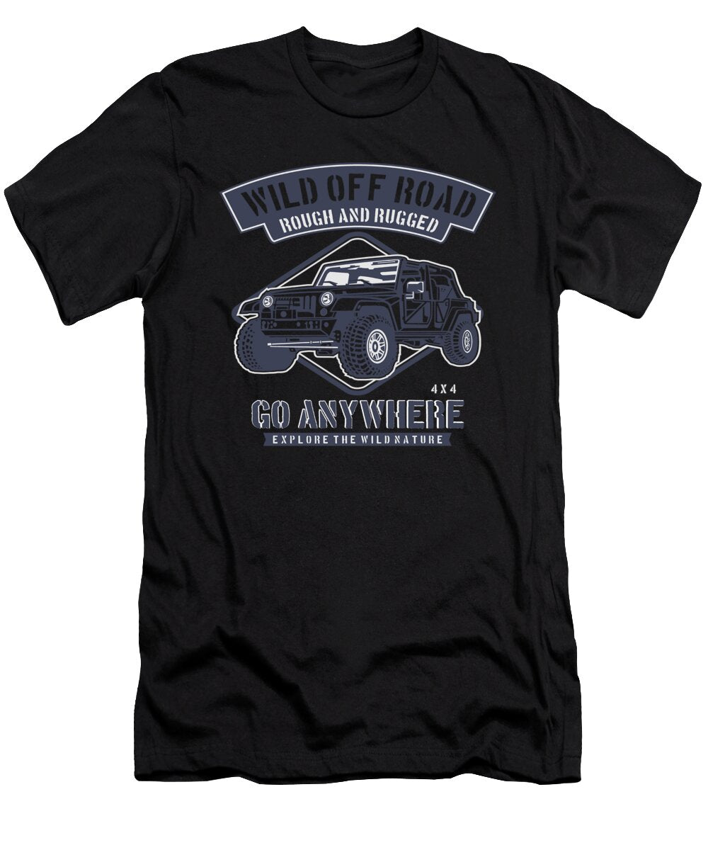 Motorsport Adventure Mountain Car Classic Wild Florian Dold Art T-Shirt