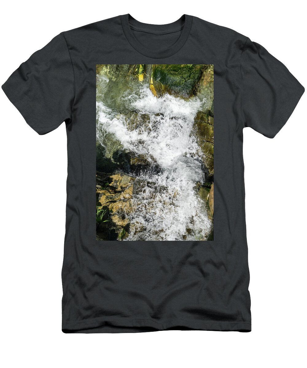 Mountain Creek Ecotherapy Swift Refreshing Whitewater Cascade Georgia Mizuleva T-Shirt