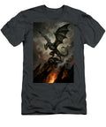 Mountain Wyvern Drake Dark Fantasy Dragon Titan Lore Co T-Shirt