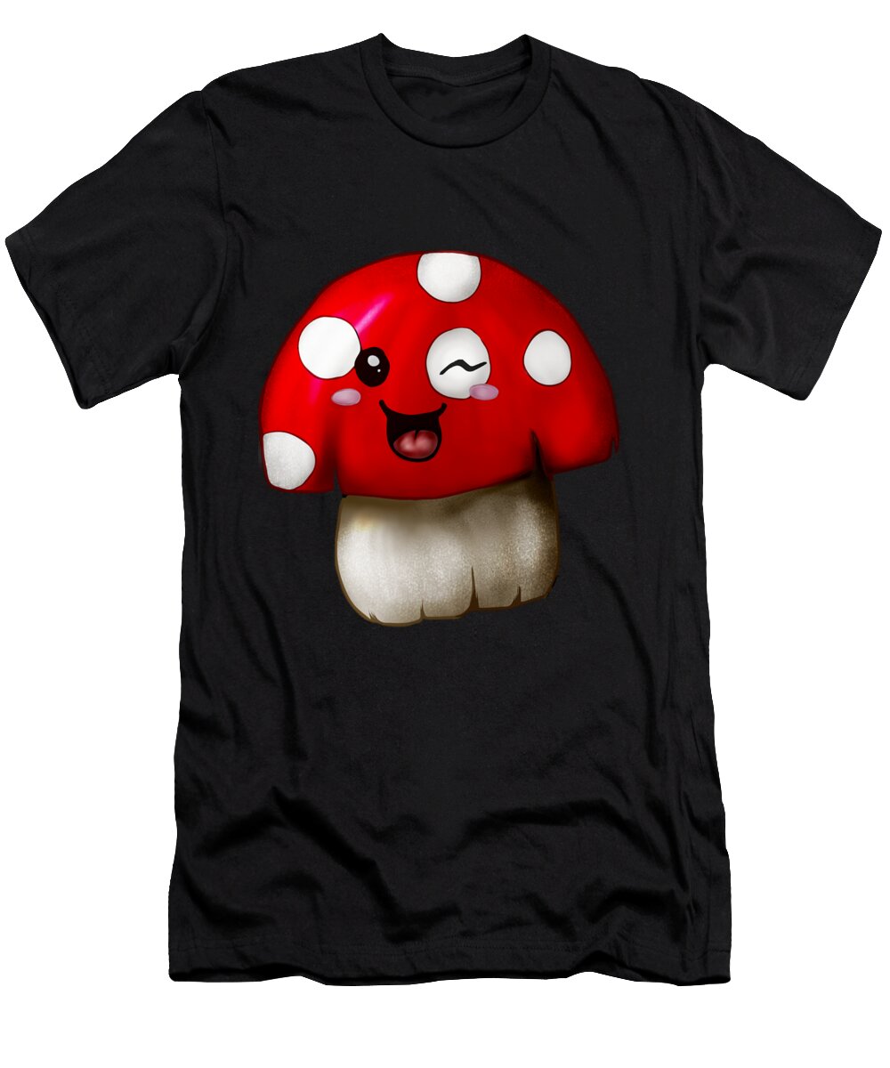 Mushroom Hadeel Art T-Shirt
