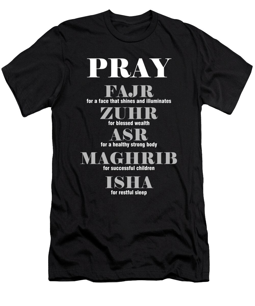 Muslim Allah Imam Prayers Religion Pilgrimage Mecca Gift Islam Prayer Thomas Larch T-Shirt