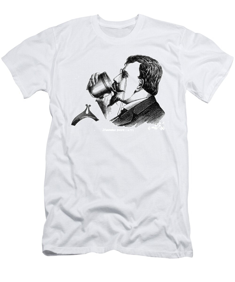 Mustache Guard 1872 Science Source T-Shirt