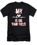 My Heart Is on That Field Baseball Mom Gifts Licensed Art T-Shirt