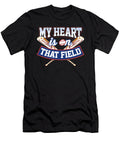 My Heart Is on That Field Baseball Softball Mom Jacob Zelazny T-Shirt