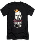 My Princess Wears Cleats Softball Mom Dad Softball Maximus Designs T-Shirt