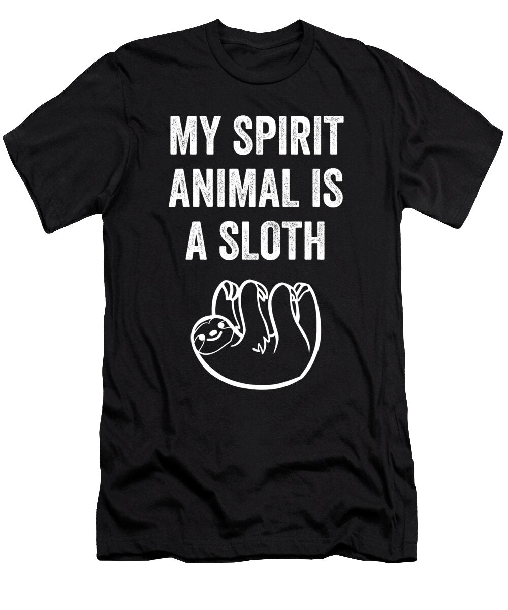My Spirit Animal Is a Sloth Jane Keeper T-Shirt