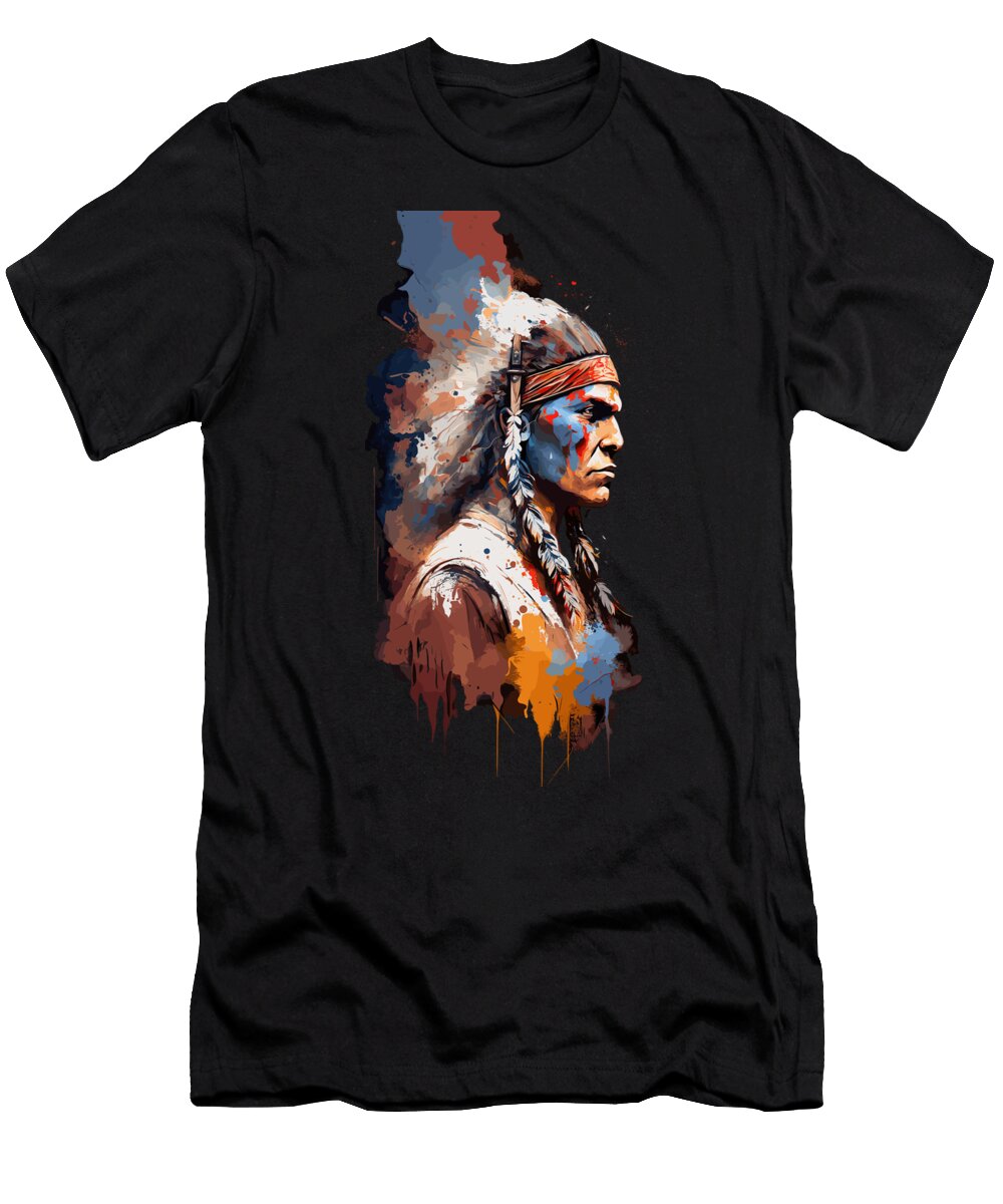 Native American Warriors V1 Peter Awax T-Shirt