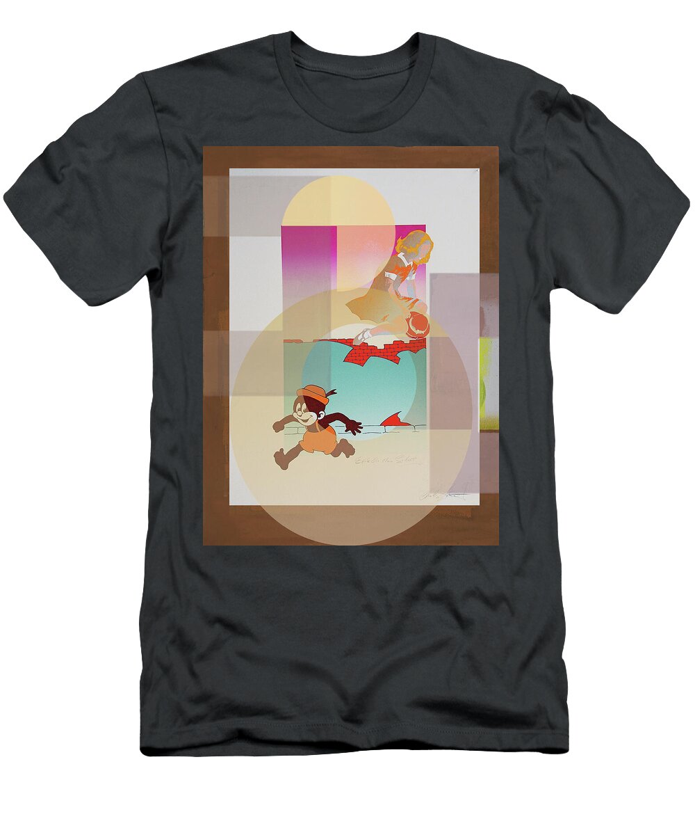 Neutral Toon Street Charles Stuart T-Shirt