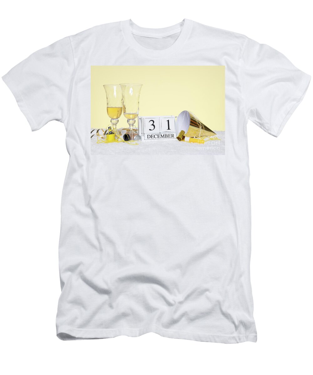 New Year Party Still Life Richard Thomas T-Shirt
