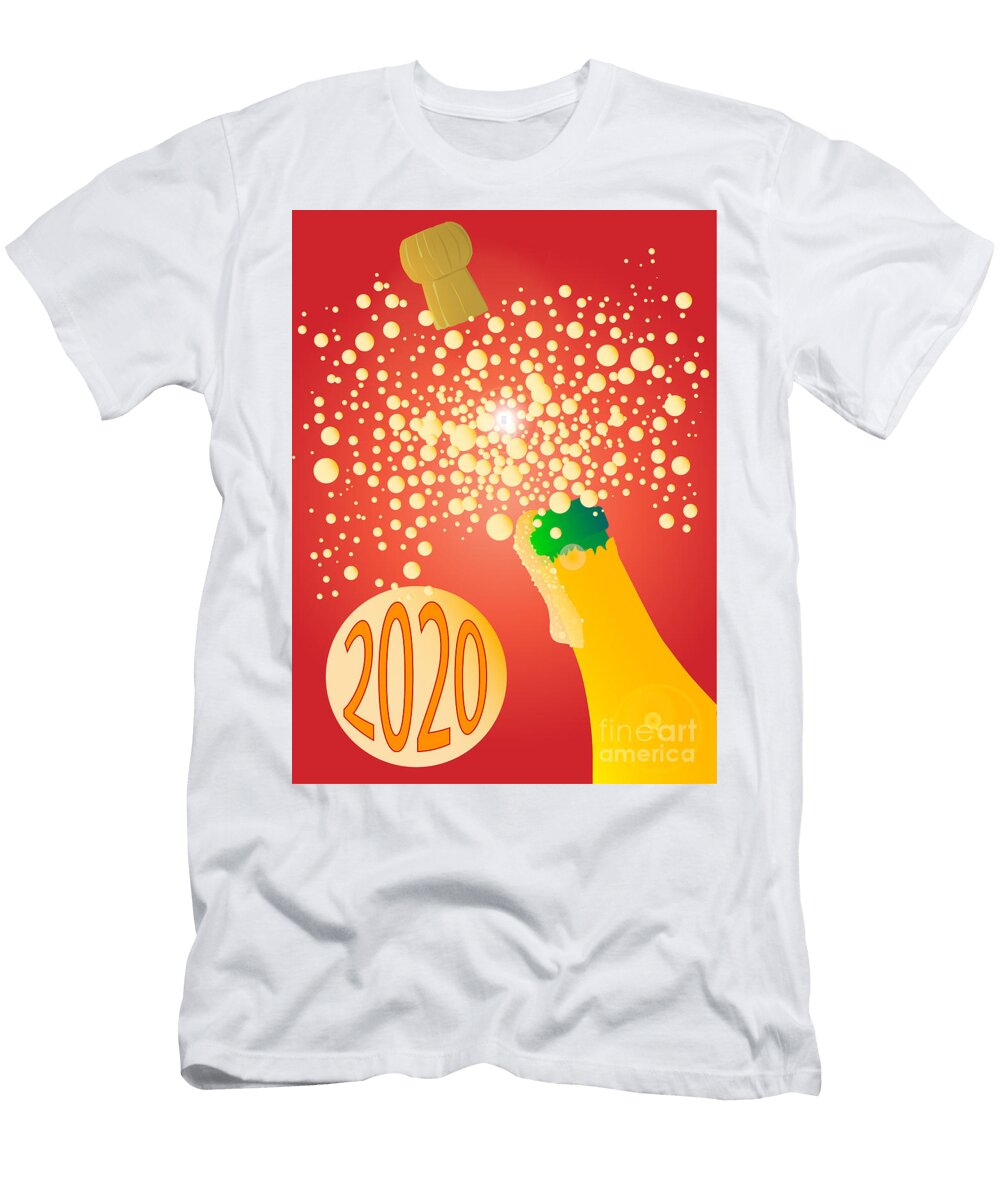 New Years Bottle for 2020 Bigalbaloo Stock T-Shirt