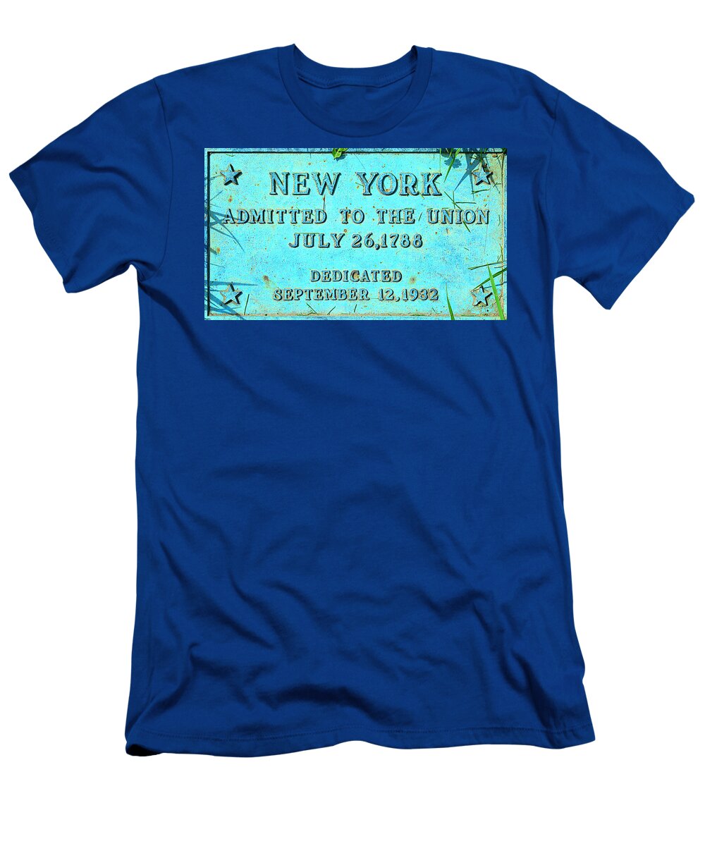 New York Admitted to the Union Plaque 3 Arthur Swartwout T-Shirt