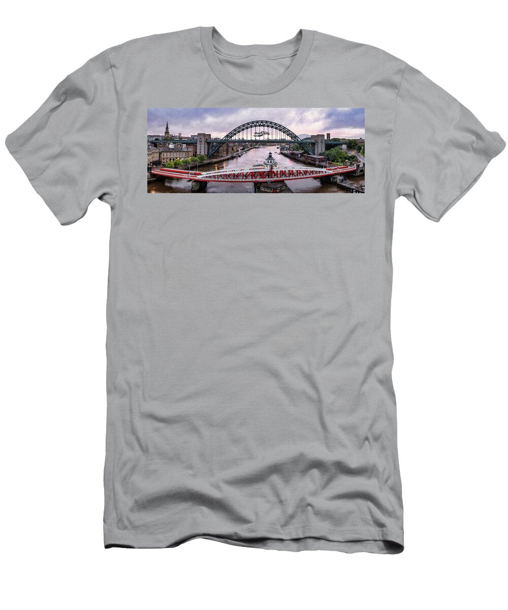 Newcastle Bridges Panoramic Tim Hill T-Shirt