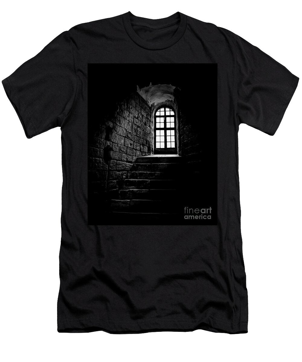 Newcastle Castle Keep Window Andrew Pounder T-Shirt
