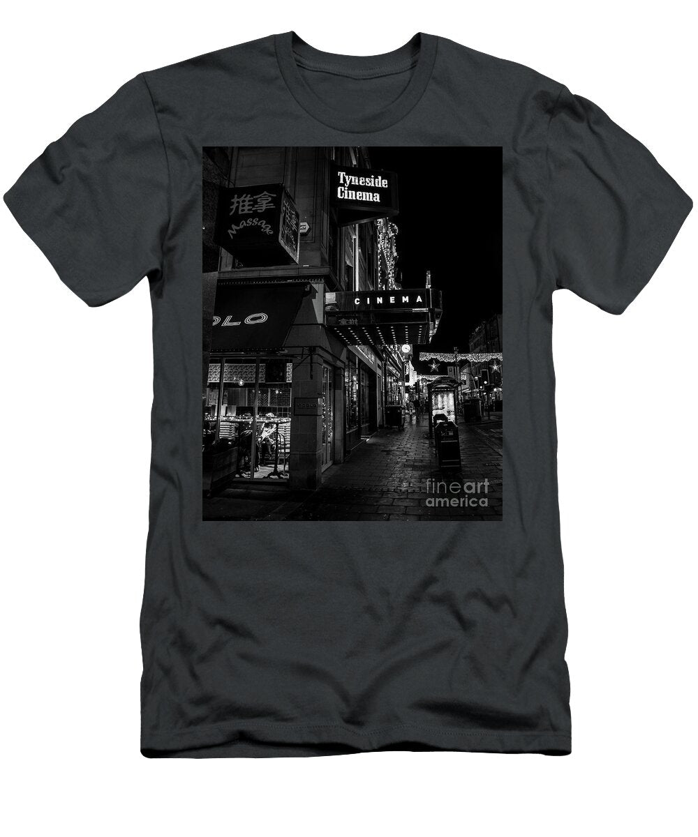 Newcastle City Centre At Night Andrew Pounder T-Shirt