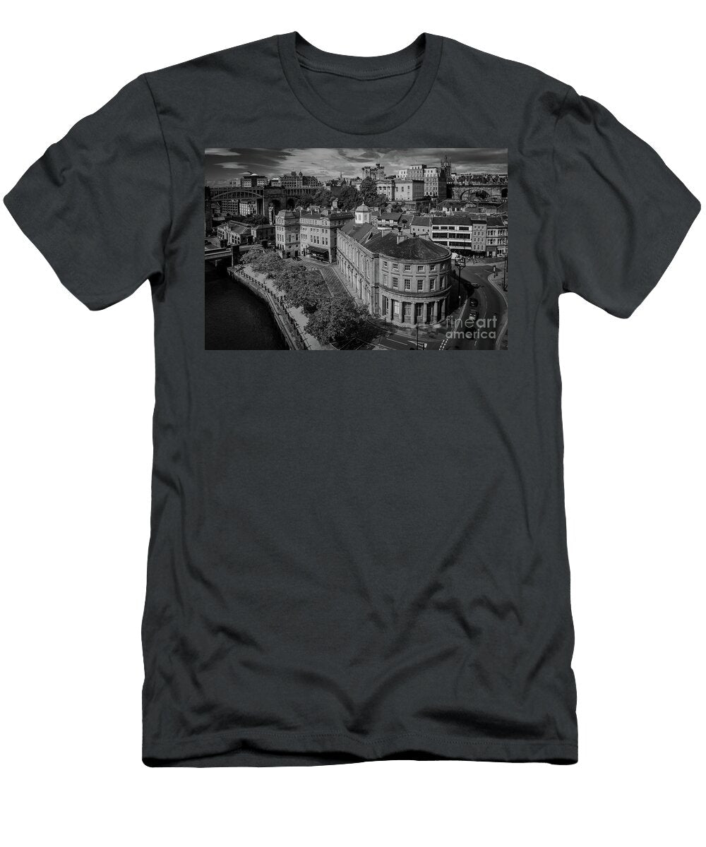 Newcastle Guildhall Cityscape Andrew Pounder T-Shirt