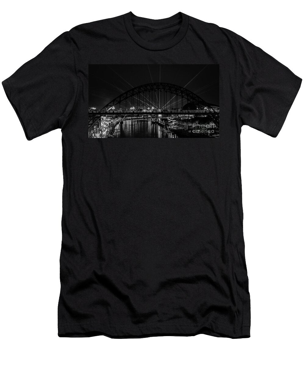 Newcastle Laser Show 2021 Andrew Pounder T-Shirt