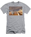 Newcastle Quays At Night Tim Hill T-Shirt