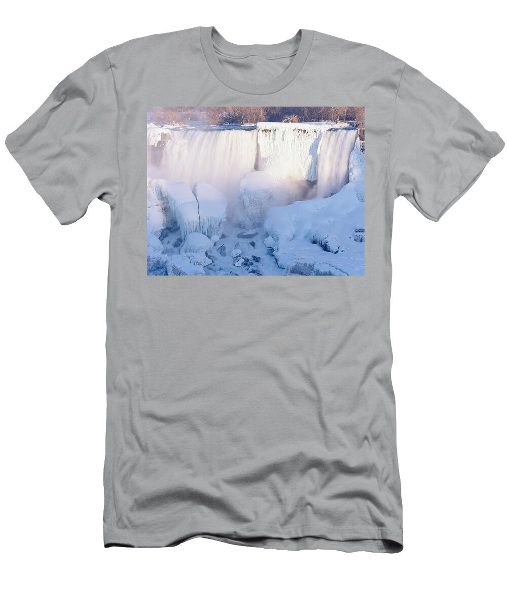 Niagara Falls in Winter Ny Ralf Krahmer T-Shirt