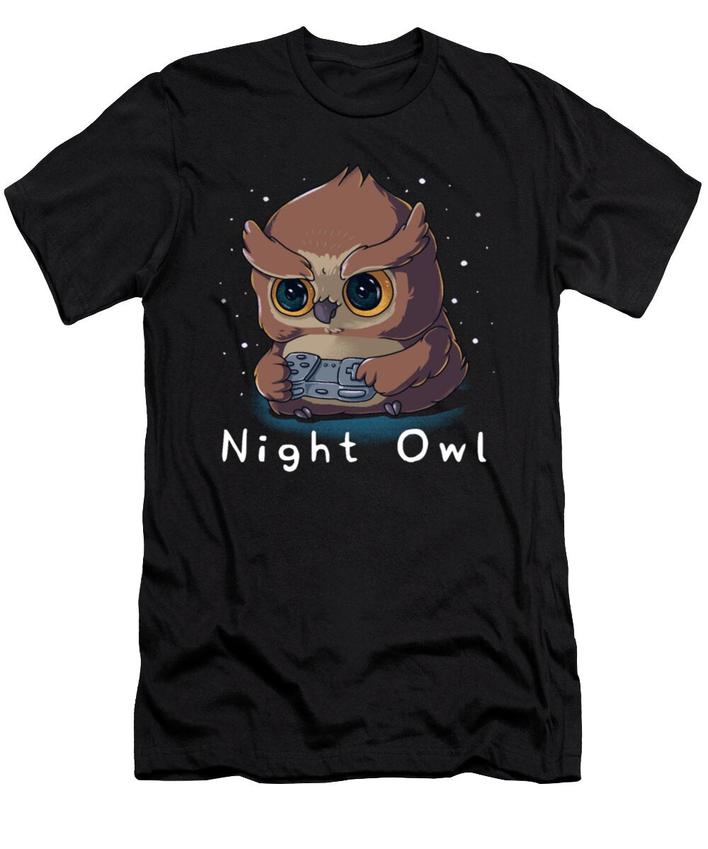 Night Owl Gaming Enthusiast Video Game Lover Tinh Tran Le Thanh T-Shirt