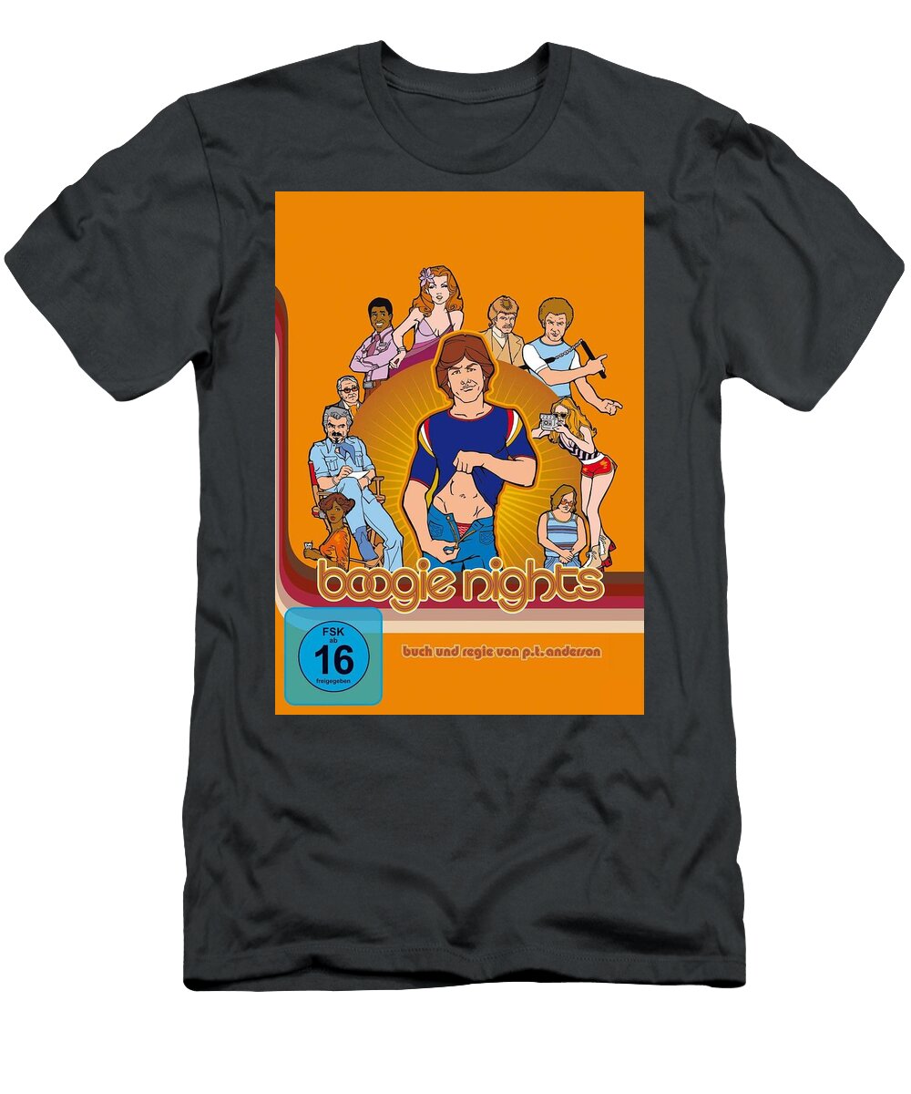Nights Boogie Art Poster Rashad Allan T-Shirt
