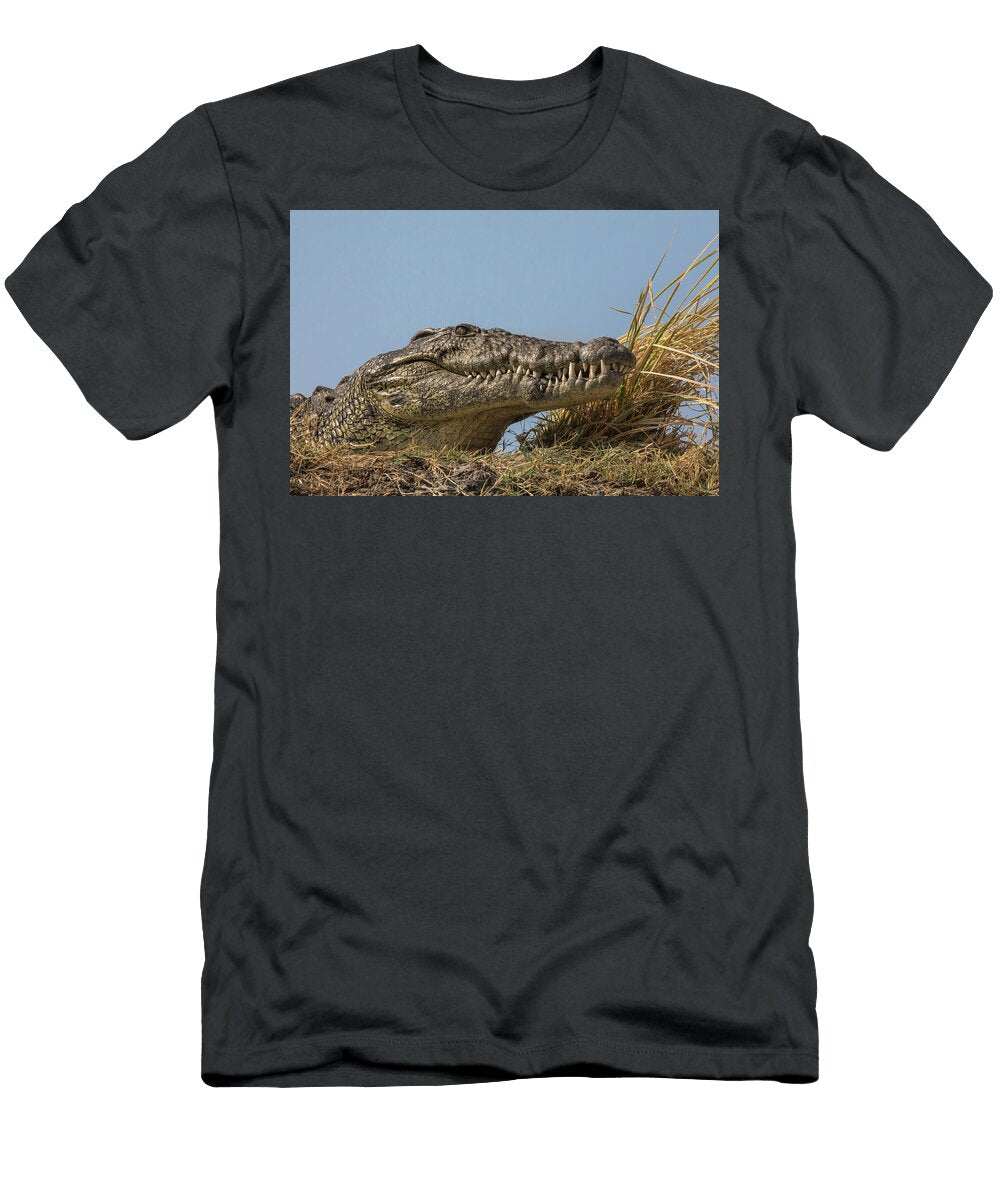 Nile Crocodile Chobe River Ann Steve Toon Natureplcom T-Shirt