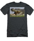 Nile Crocodile Crocodylus Niloticus Head Close Up with Ann Steve Toon Natureplcom T-Shirt