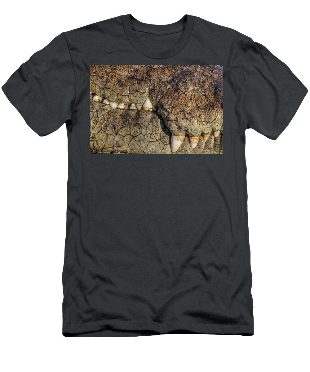 Nile Crocodile Teeth Detail Chobe National Park Ann Steve Toon Natureplcom T-Shirt