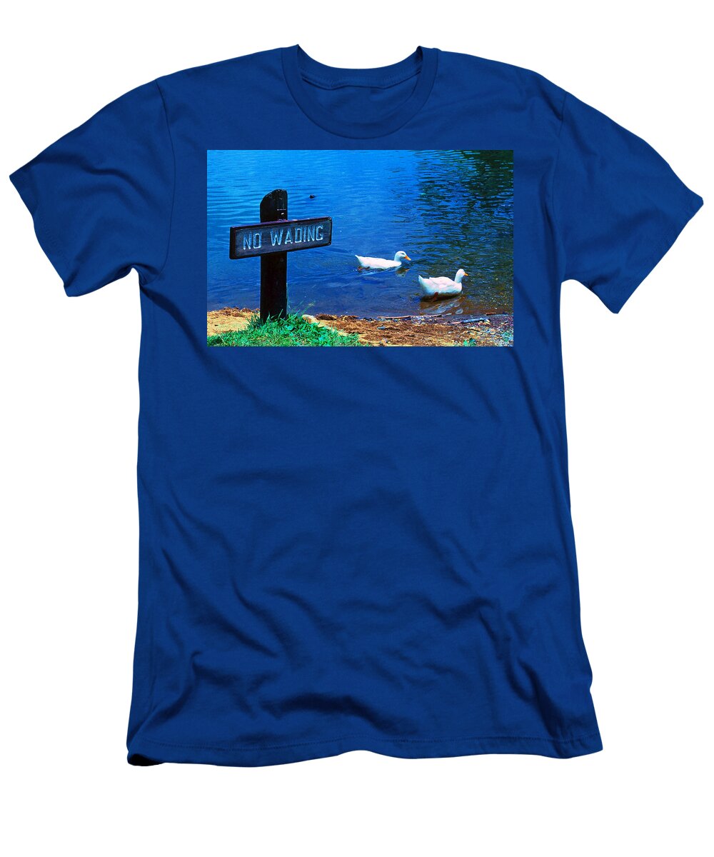 No Wading Marie Hicks T-Shirt