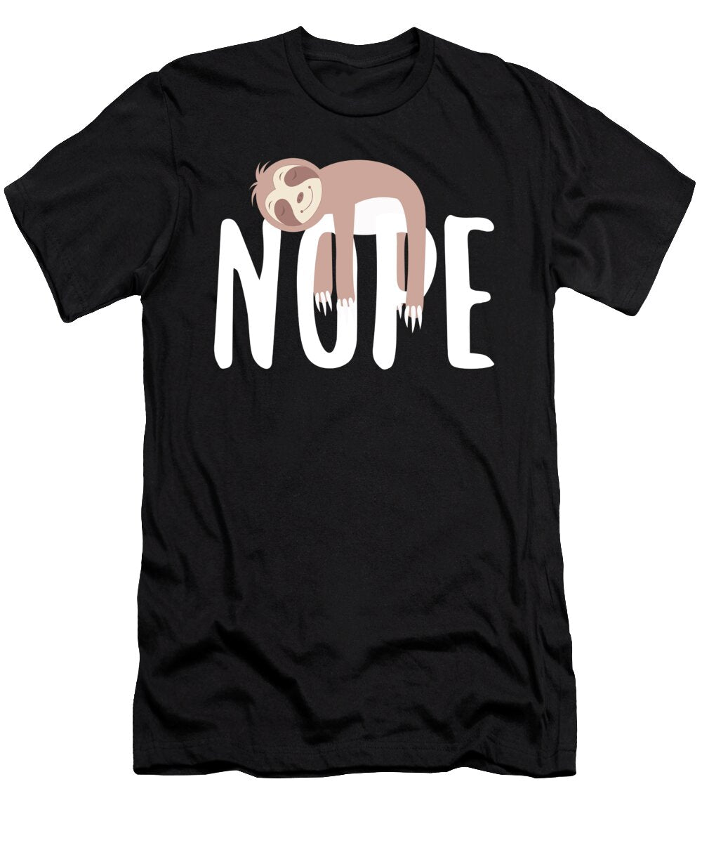 Nope Sleeping Sloth Jane Keeper T-Shirt