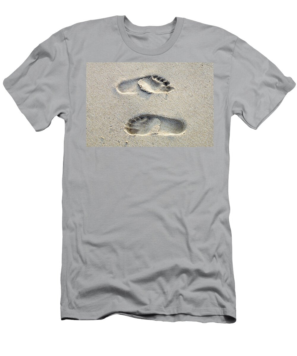 North Frisian Islands Footprints Colin Dutton T-Shirt