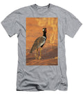 Northern Black Korhaan Calling Kgalagadi Transfrontier Ann Steve Toon Natureplcom T-Shirt