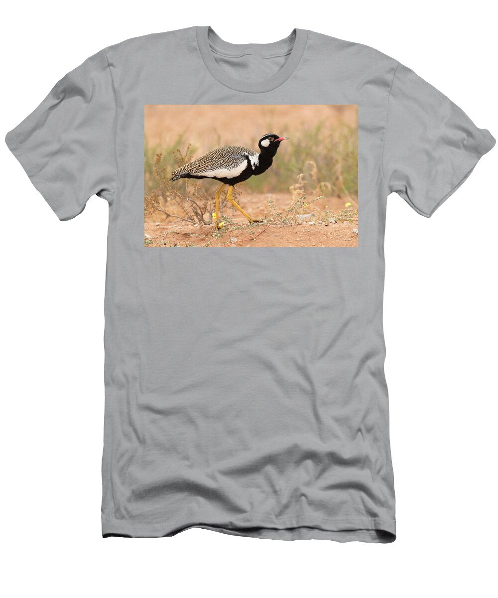Northern Black Korhaan Kgalagadi Transfrontier Park South Ann Steve Toon Natureplcom T-Shirt