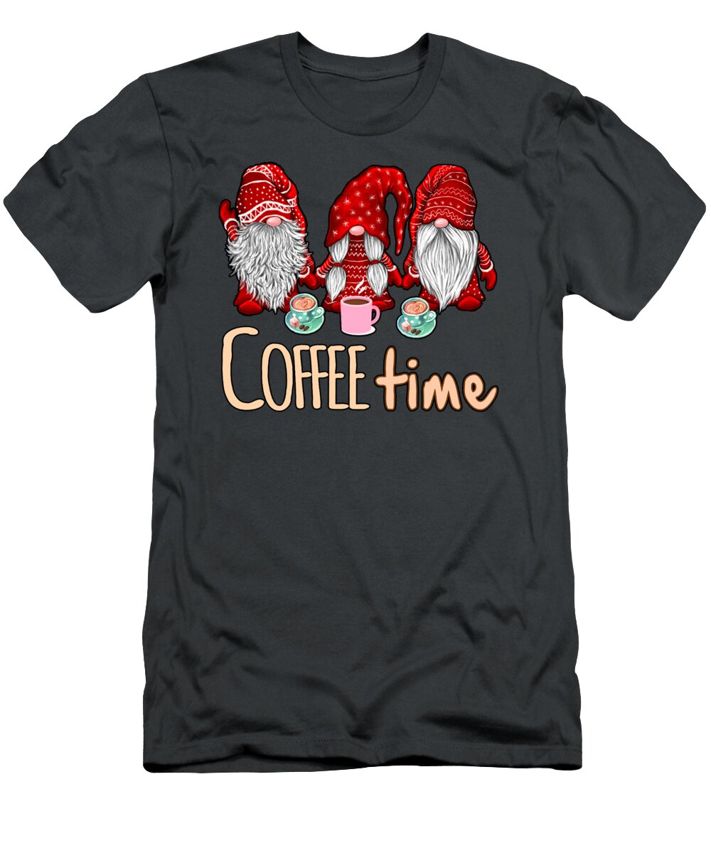 Norway Nisse Coffee Time for Man for Women Handmade Toon Berents T-Shirt