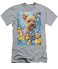 Norwich Terrier Dog Enjoying a Bubbly Bath Adrien Efren T-Shirt