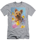 Norwich Terrier Dog Frolicking in a Bubbly Bathtub Adrien Efren T-Shirt