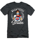 Not All Superheroes Wear Capes Some Wear Scrubs Nurses Fighting Co Vid Toon Berents T-Shirt