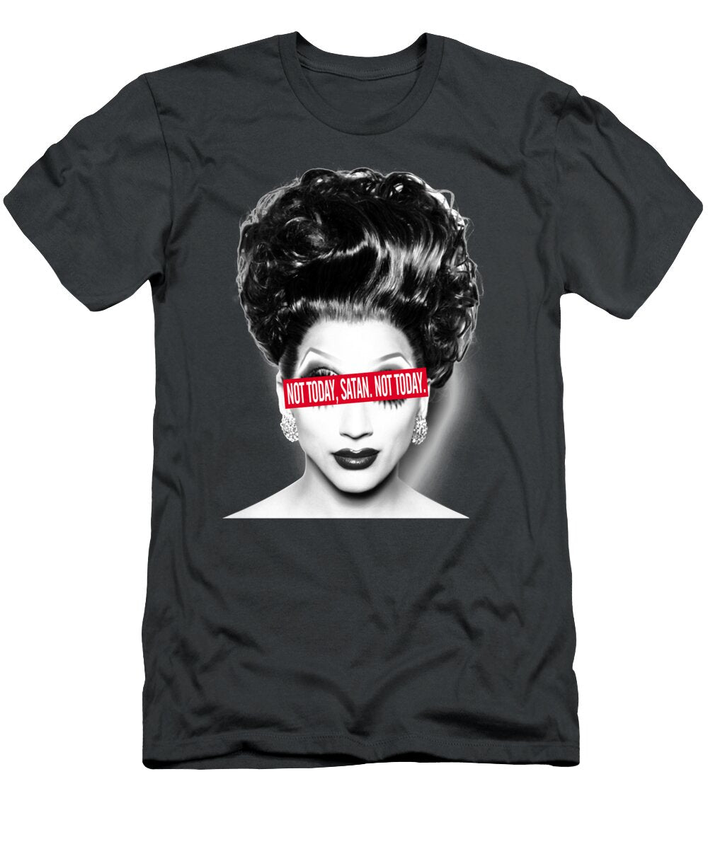 Not Today Satan Bianca Del Rio 95 Fashion for Women Funn Toon Berents T-Shirt