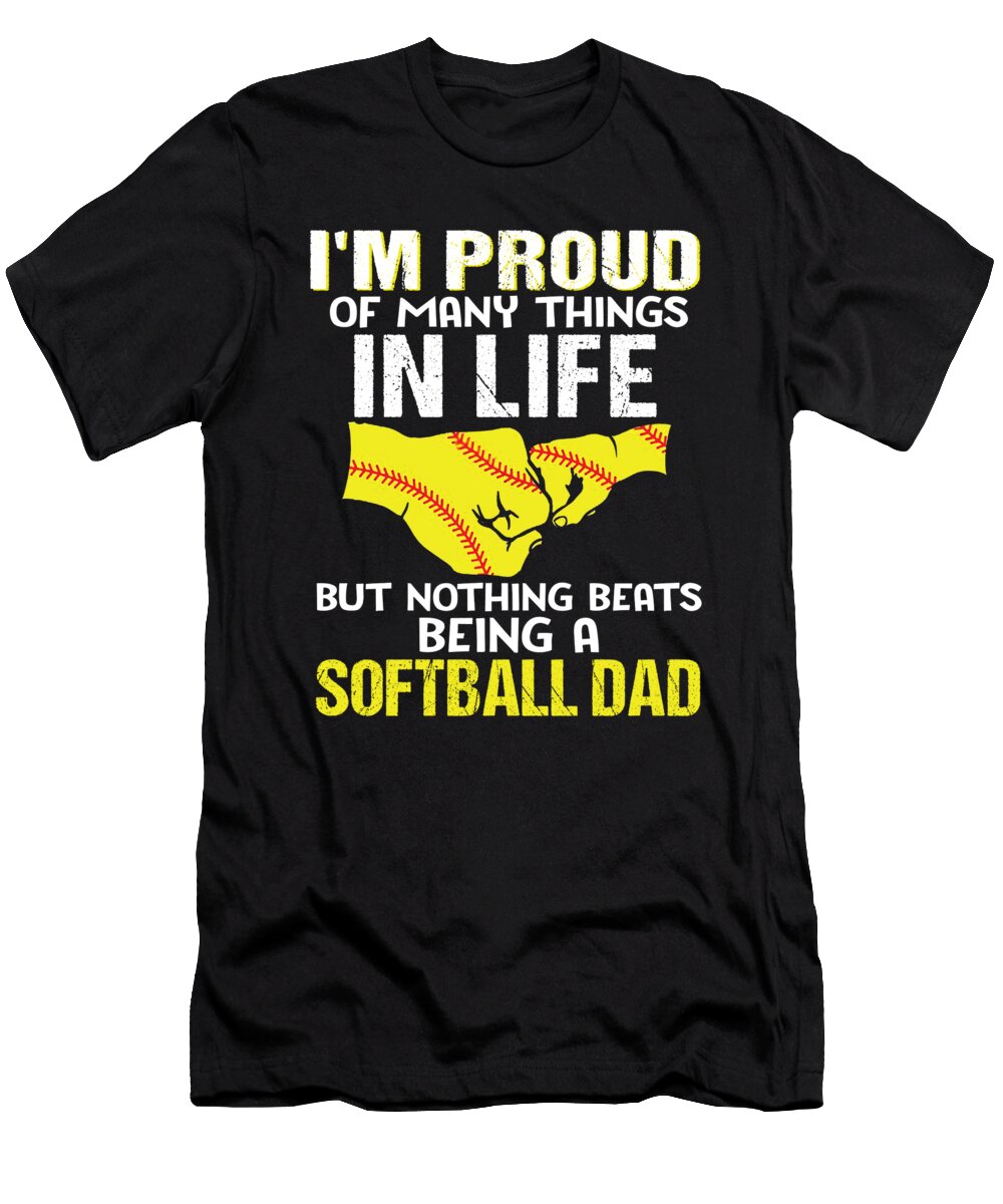Nothing Beats Being a Softball Dad Do Tran Quang T-Shirt
