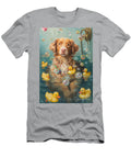 Nova Scotia Duck Tolling Retriever Dog Enjoying a Bubbly Bath Adrien Efren T-Shirt