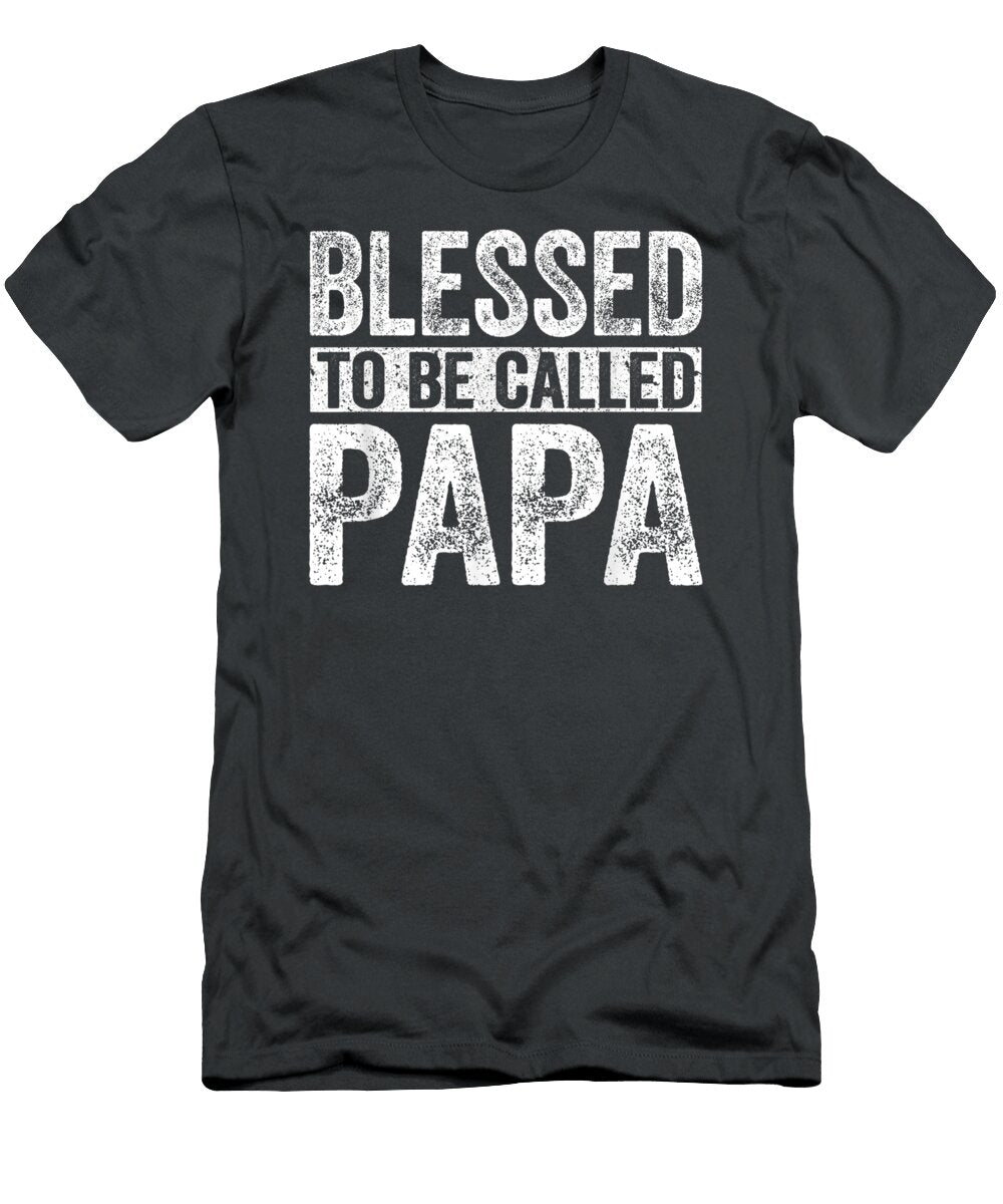 Ns Blessed to Be Called Papa Fathers Day Elaine Klaudi T-Shirt
