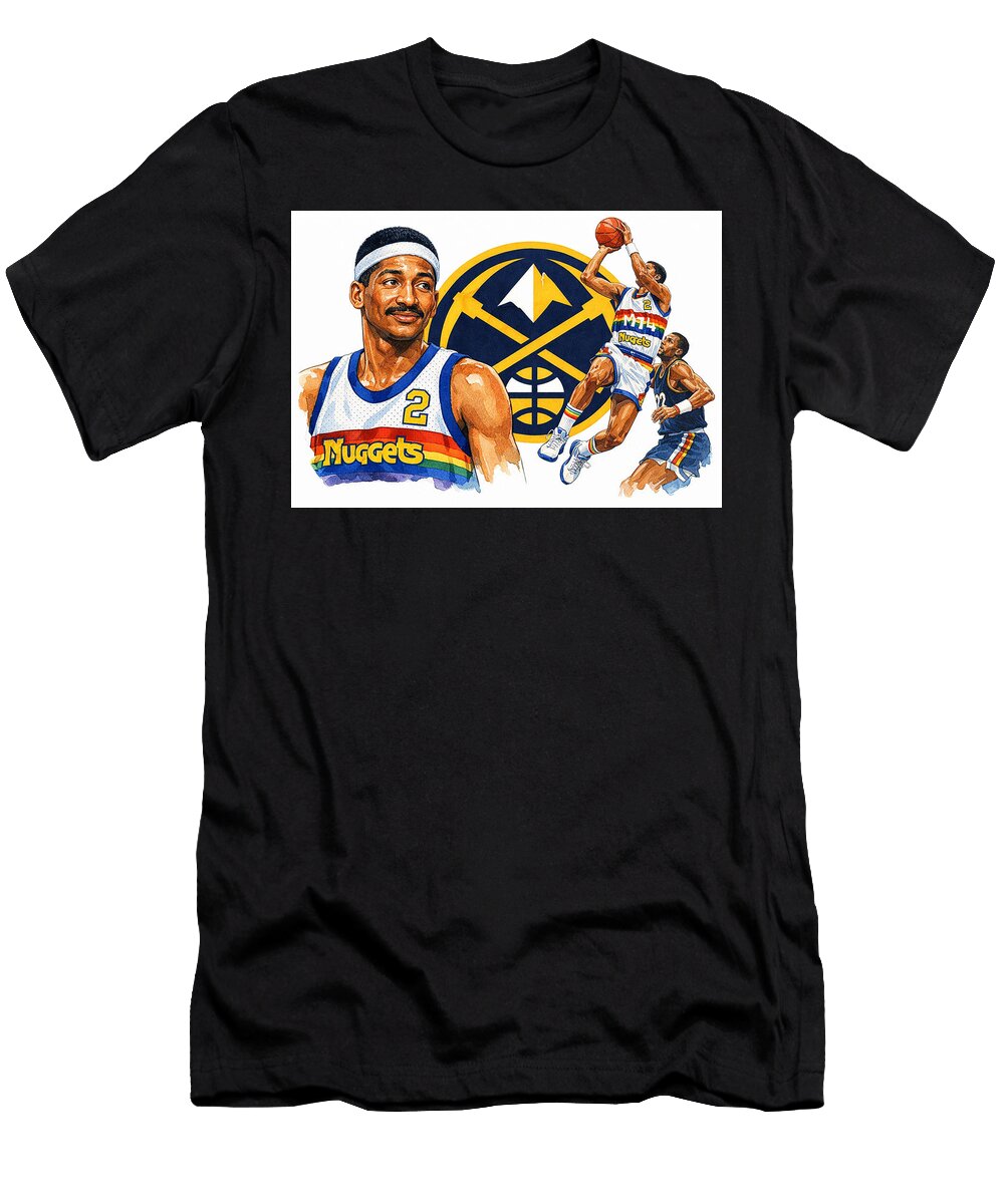 Nuggets Legend Alex English 1976 1991 All Sports T-Shirt