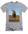 Nyala Male At Water Zimanga Private Game Reserve Ann Steve Toon Natureplcom T-Shirt