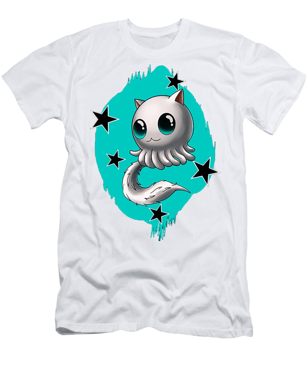 Octopus Cute Aqi Aku T-Shirt