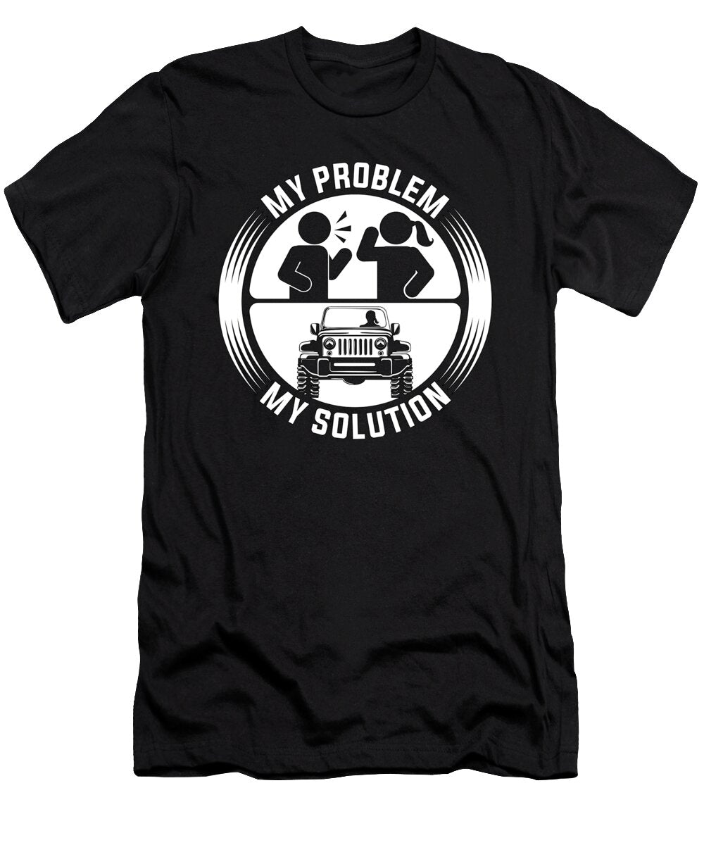 Off Road Racing Lover My Problem My Pictogram Mom Tshirtconcepts Marvin Poppe T-Shirt